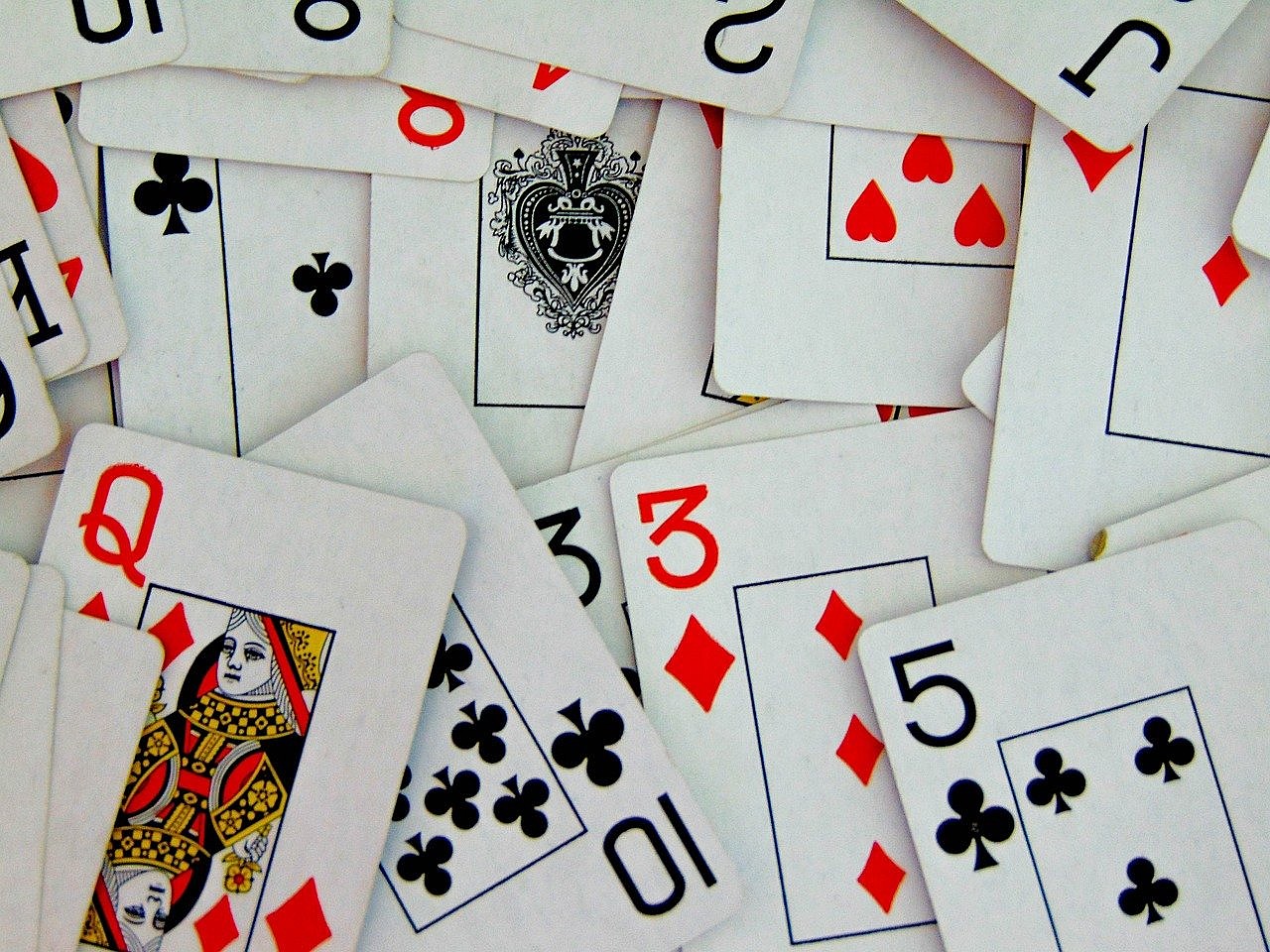 letters, deck, cards, game