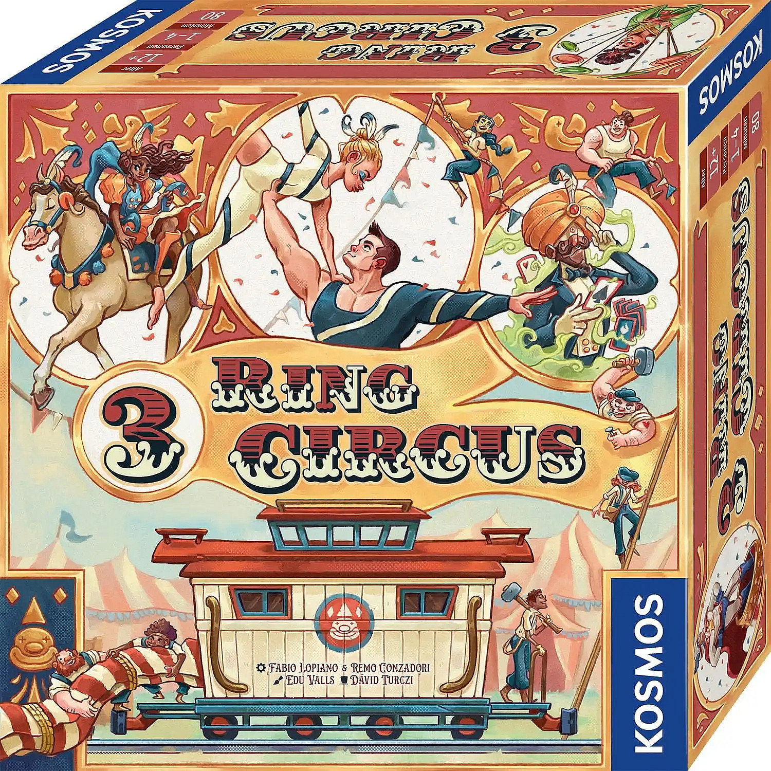 3 Ring Circus board game box