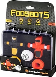 Fat Brain Toys Foosbots On The Go Tabletop Trickshot Game box