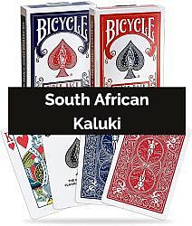 South African Kalookie (kaluki) card game decks
