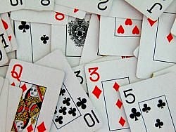 letters, deck, cards, game, crazy eights