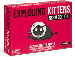 Exploding Kittens NSFW edition party card game box