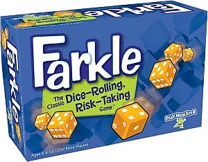 Farkle dice game box product photo