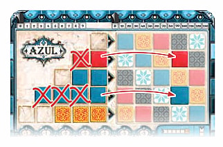 Azul wall-tiling rules illustration
