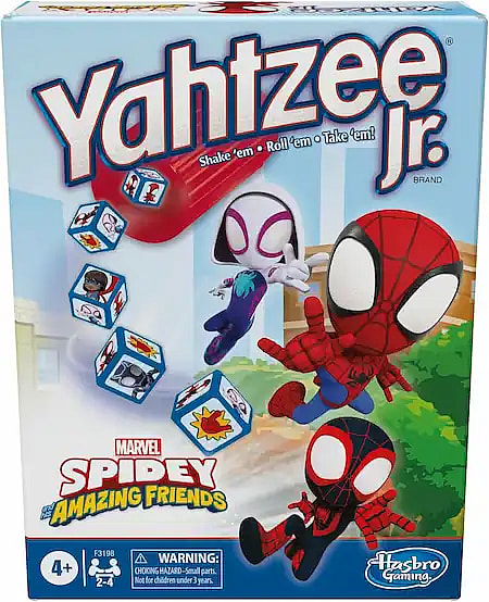 Yahtzee Jr. Marvel Edition dice game