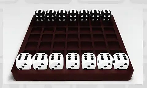 dittle dice battle game board setup