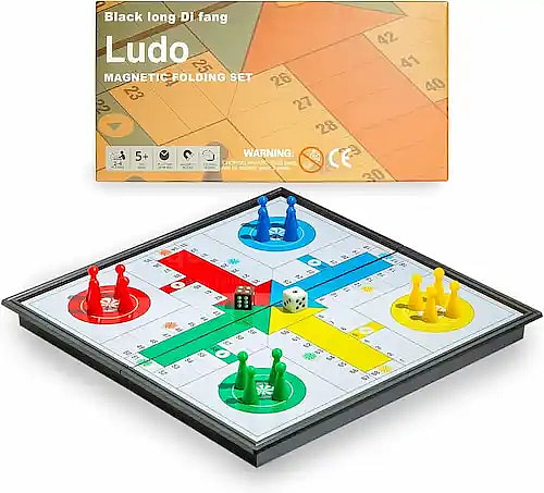 Ludo game board and box setup product photo