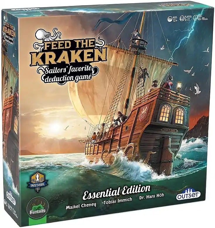 Feed the Kraken social deduction board game box product photo